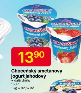 Hruška Choceňský smetanový jogurt jahodový nabídka