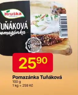 Hruška Pomazánka Tuňáková nabídka