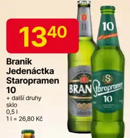 Hruška Branik Jedenáctka Staropramen 10 nabídka