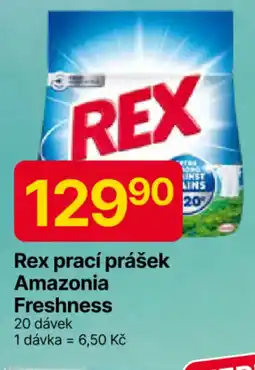 Hruška Rex prací prášek Amazonia Freshness nabídka