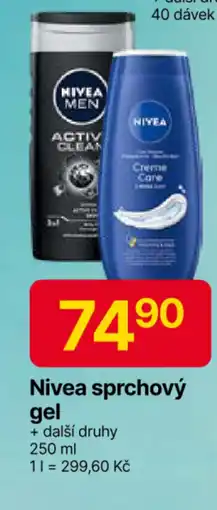 Hruška Nivea sprchový gel nabídka