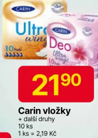 Hruška Carin vložky nabídka