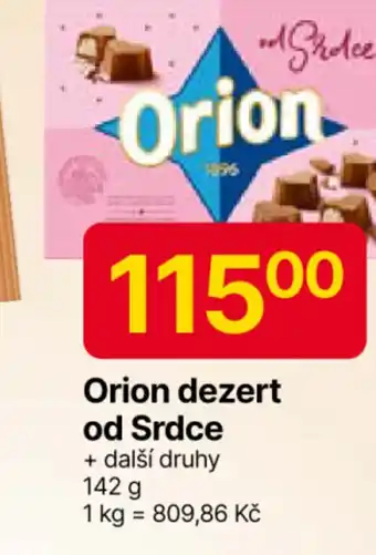 Hruška Orion dezert od Srdce nabídka