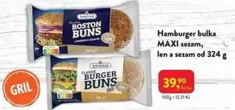 MP Krásno Hamburger bulka MAXI sezam, len a sezam nabídka