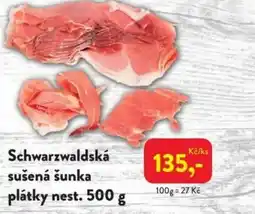 MP Krásno Schwarzwaldská sušená šunka plátky nest. nabídka