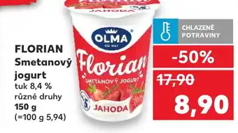 Trefa OLMA Florian Smetanový jogurt nabídka