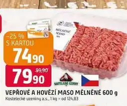 Trefa VEPŘOVÉ A HOVĚZÍ MASO MĚLNĚNÉ 600 g nabídka