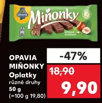 Trefa OPAVIA MIŇONKY Oplatky nabídka