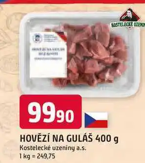 Trefa HOVĚZÍ NA GULÁŠ 400 g nabídka