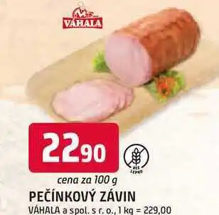 Trefa PEČÍNKOVÝ ZÁVIN VÁHALA 100 g nabídka