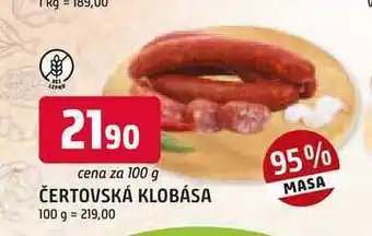 Trefa ČERTOVSKÁ KLOBÁSA 100 g nabídka