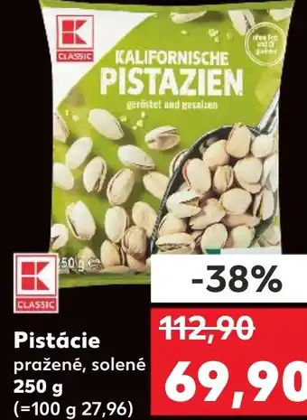 Trefa Pistácie pražené, solené nabídka