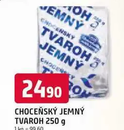 Trefa CHOCEŇSKÝ JEMNÝ TVAROH 250 g nabídka