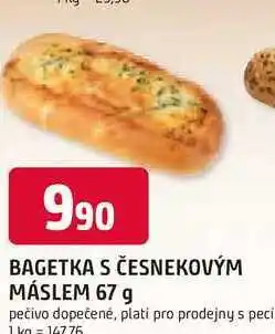 Trefa BAGETKA S ČESNEKOVÝM MÁSLEM 67 g nabídka