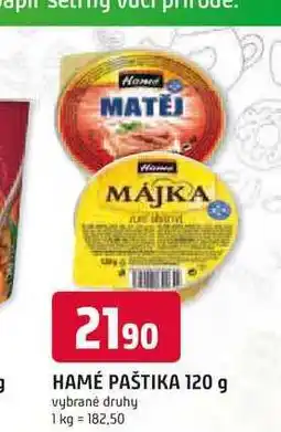 Trefa HAMÉ PAŠTIKA 120 g nabídka