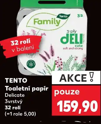 Trefa TENTO Toaletní papír Delicate 3vrstvý nabídka