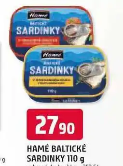 Trefa HAMÉ BALTICKÉ SARDINKY 110 g nabídka