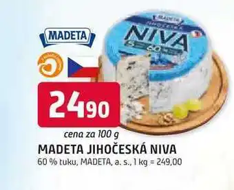 Trefa MADETA JIHOČESKÁ NIVA 60% tuku, 100g nabídka