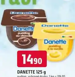 Trefa Danone Danette Mléčný dezert s vanilkovou příchutí 125g nabídka