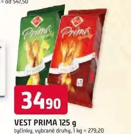 Trefa VEST PRIMA 125 g tyčinky, vybrané druhy nabídka