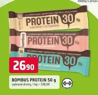 Trefa BOMBUS PROTEIN 50 g nabídka