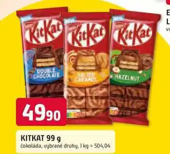 Trefa KITKAT 99 g čokoláda, vybrané druhy nabídka