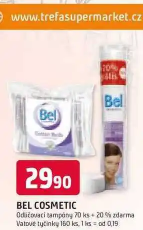 Trefa Bel Cosmetic Kosmetické tampónky s mikrovláknem 70 ks + 20% zdarma nabídka