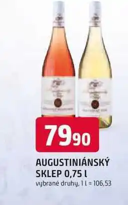 Trefa AUGUSTINIÁNSKÝ SKLEP 0,75 L nabídka