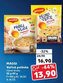 Trefa MAGGI Vařivá polévka nabídka