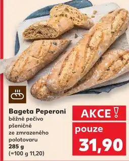 Trefa Bageta Peperoni nabídka