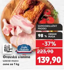 Trefa Oravská slanina uzené maso nabídka