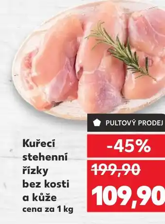 Trefa Kuřecí stehenní řízky bez kosti a kůže nabídka