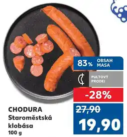 Trefa CHODURA Staroměstská klobása nabídka