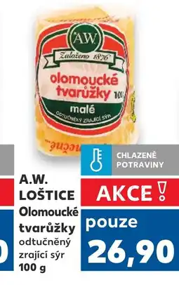 Trefa A.W. LOŠTICE Olomoucké tvarůžky nabídka