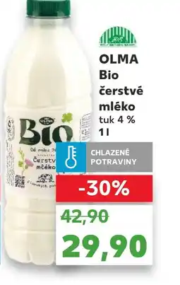 Trefa OLMA Bio čerstvé mléko tuk 4 % nabídka