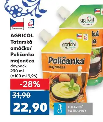 Trefa AGRICOL Tatarská omáčka/ Poličanka majonéza nabídka