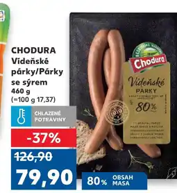 Trefa CHODURA Vídeňské párky/Párky se sýrem nabídka