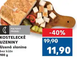 Trefa KOSTELECKÉ UZENINY Uzená slanina nabídka