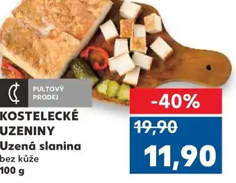 Trefa KOSTELECKÉ UZENINY Uzená slanina nabídka