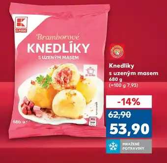 Trefa Knedlíky s uzeným masem nabídka