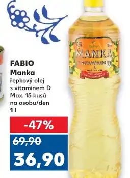 Trefa FABIO Manka řepkový olej nabídka