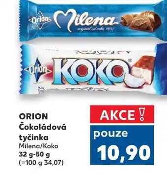 Trefa ORION Čokoládová tyčinka Milena/Koko nabídka