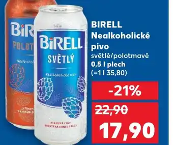 Trefa BIRELL Nealkoholické pivo nabídka