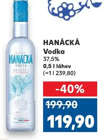 Trefa HANÁCKÁ Vodka 37.5% nabídka