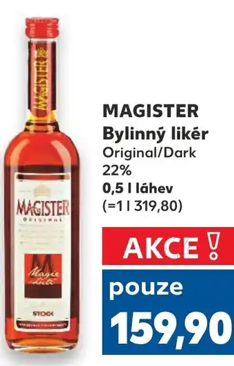 Trefa MAGISTER Bylinný likér Original/Dark 22% nabídka