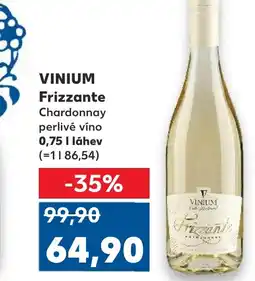 Trefa VINIUM Frizzante Chardonnay perlivé víno nabídka