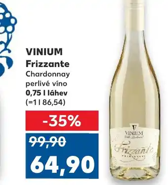 Trefa VINIUM Frizzante Chardonnay perlivé víno nabídka