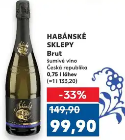 Trefa HABÁNSKÉ SKLEPY Brut nabídka