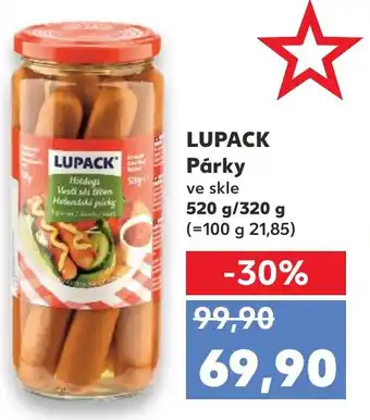 Trefa LUPACK Párky ve skle nabídka