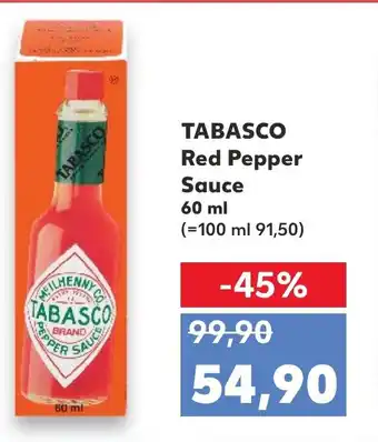 Trefa TABASCO Red Pepper Sauce nabídka